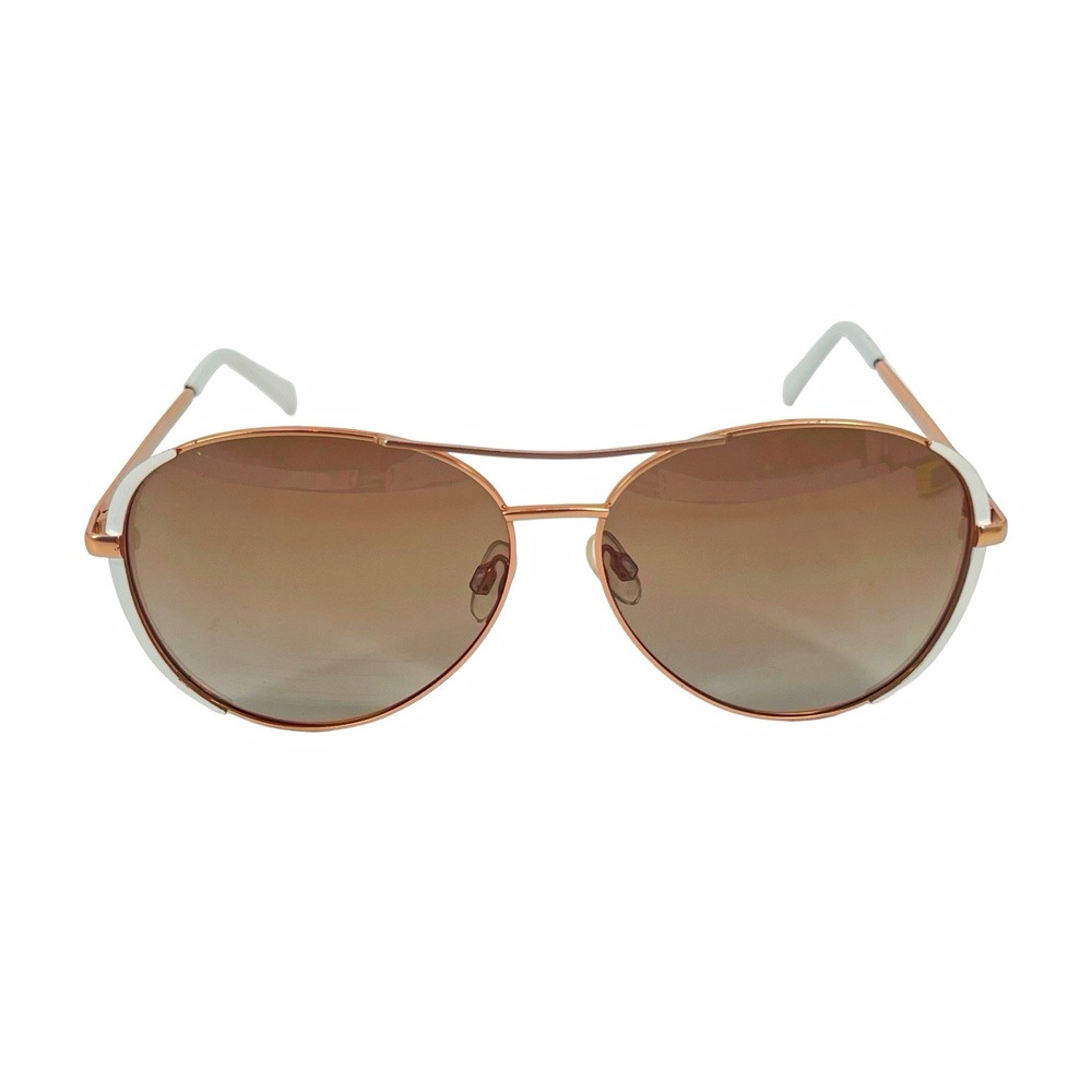 MINISO Life Aviator Sunglasses Rose Gold Pink Mirror Lens 60-13-135 Retro Chic